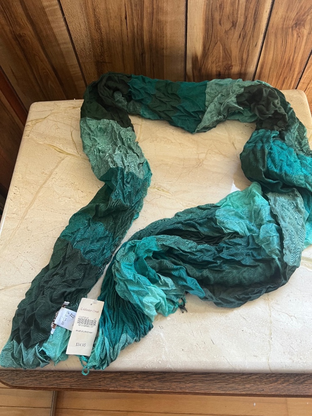 Coldwater Creek Rainwashed Scarf New with Tags